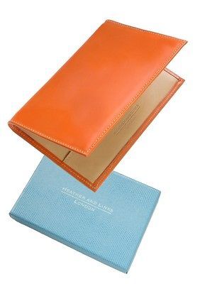 leather golf scorecard holder