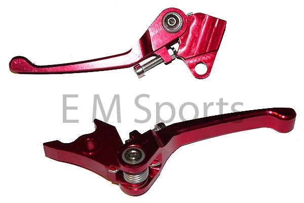 Bike CNC Aluminum Brake Clutch Lever Red 125cc 138cc 140cc Parts RED