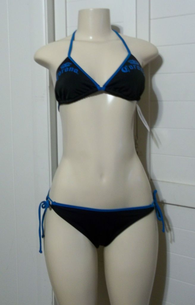 CORONA SWIMWEAR TOP&BOTTOM BIKINI BLACK SIZE M MSRP 59.00 NWT