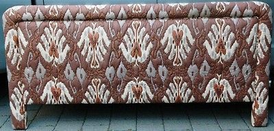 King Fabric Covered Tufted Headboard includes Bedspread/Skir t