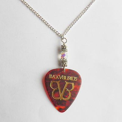 BLACK VEIL BRIDES BVB guitar pick plectrum crystal TORTOISE SHELL