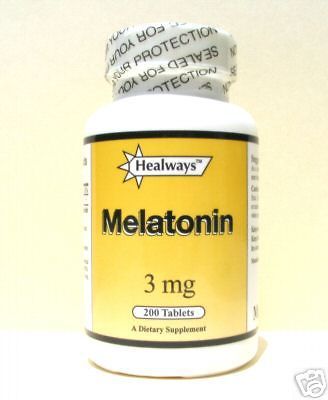 HUGE BOTTLES/Lot For Melatonin 3 mg/600 Tabs.=3 x 200/BNSB/Sale 10