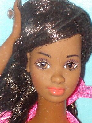 TWIRLY CURLS Black Barbie Doll 1983 NRFB Mattel