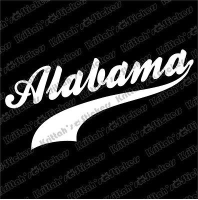 Vinyl Decal 9x5 car sticker sweet home southern Birmingham AL S135