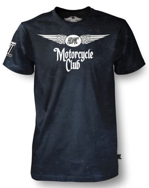 HARLEY DAVIDSO N® MENS BLACK LABEL SOCIETY MC WINGS BLACK T SHIRT