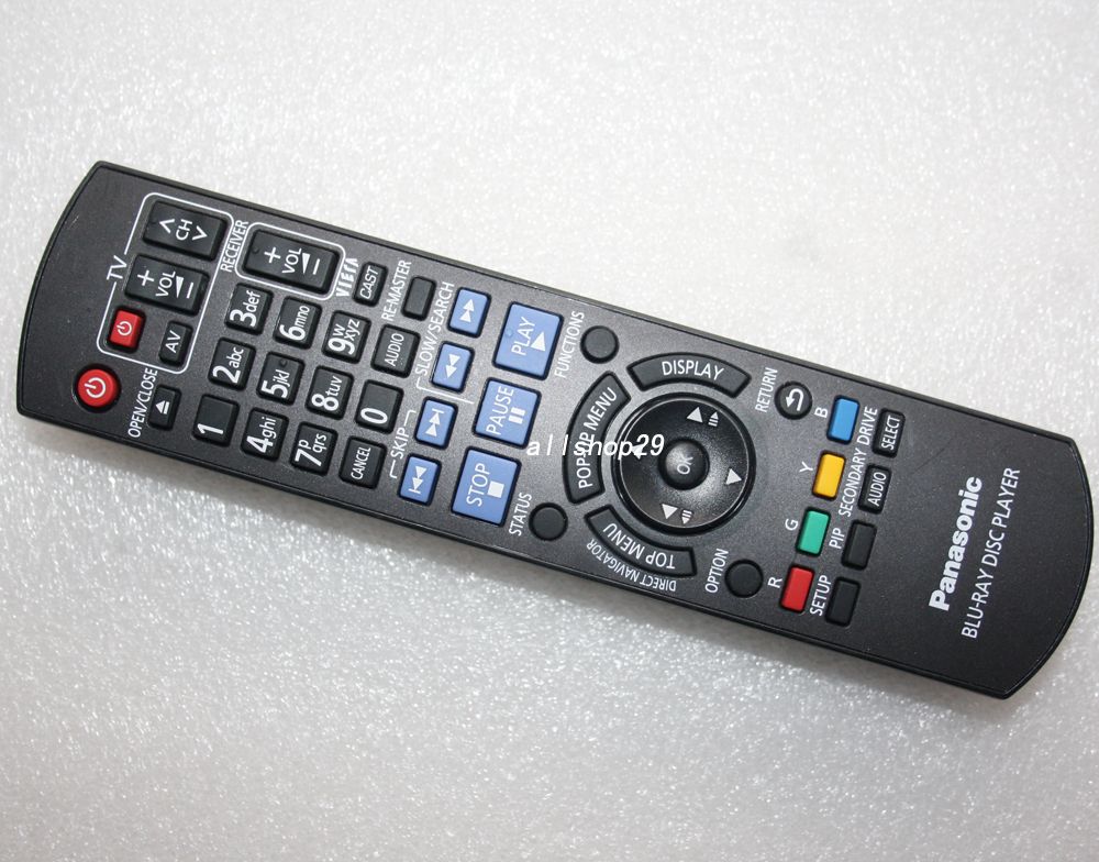 N2QAYB000380 Remote Control For DMP BD60 DMP BD80 blu ray disc player