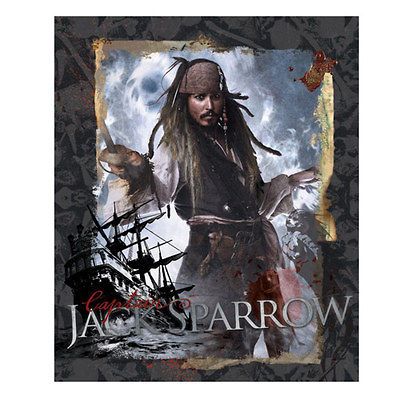 New 50x60 Pirates of The Caribbean Fleece Blanket Throw