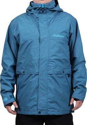 2012 NWT AIRBLASTER AK ALASKA BLASTER SNOWBOARD JACKET BLUE CORAL mens