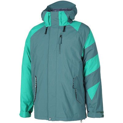 NWT 2012 VOLCOM SINGLETON 2L SNOWBOARD JACKET L dark green BRAND NEW $