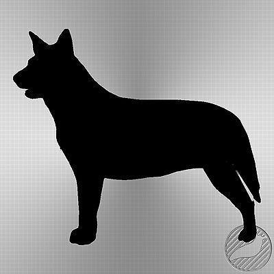 Australian Cattle Blue Heeler Dog vinyl decal sticker   12 x 10.5