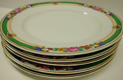 Vintage Thun TK Czechoslovakia Porcelain THU90 Floral Green Band BREAD