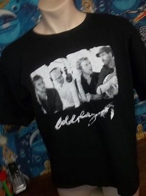 COLDPLAY   group in studio vintage t shirt  XL