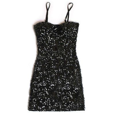 SEXY BODYCON SLIM BLING SEQUINS SPAGHETTI STRAP BACKLESS CLUBWEAR