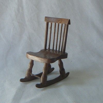 CONCORD Dollhouse Miniature Furniture WINDSOR ROCKER Rocking Chair