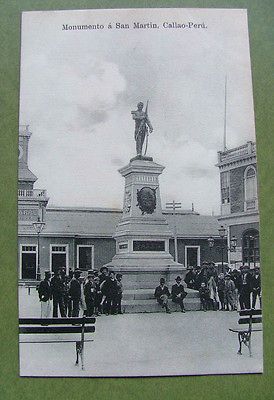 Monumento a San Martin,Callao,​Peru. Divided Back Era (1907 1915)