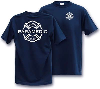 PARAMEDIC FIREFIGHTERS MEDIUM T Shirt Fire Fighter emt