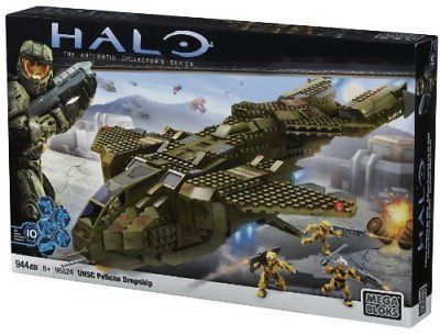 Mega Bloks Halo Wars UNSC Pelican Dropship New Sealed