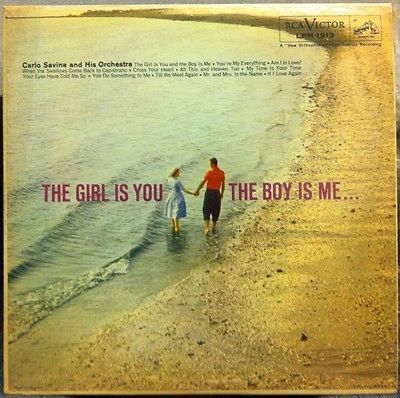 CARLO SAVINA girl is you the boy is me LP VG+ LPM 1913 Vinyl 1959