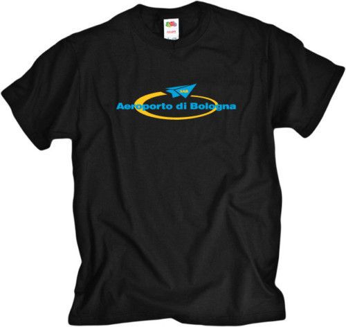 Aeroporto di Bologna Cool Logo Italian Airport T Shirt