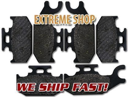 Bombardier Front + Rear Brake Pads Outlander 330 400 650 800 2003 2004