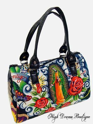 Doctor bag Satchel Style Skeleton Virgin Mary