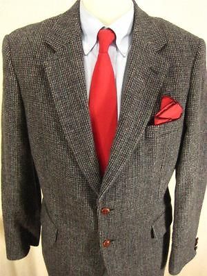 Mens Boston Traders classic 2 button wool tweed sport coat blazer