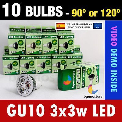 , Angle 45, 60, 90, 120   BULB 9W GU10 220. Bombilla, Ampoule, Birne