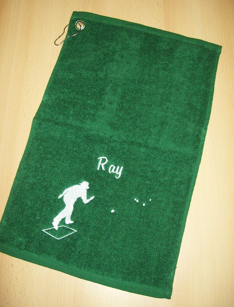 New Bowling Bowls Sports Towel ~ Personalised Free