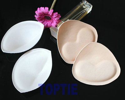 4X Foam Inserts Shapers Pads Push Up Pushup for Bra Swimsuit Bikini