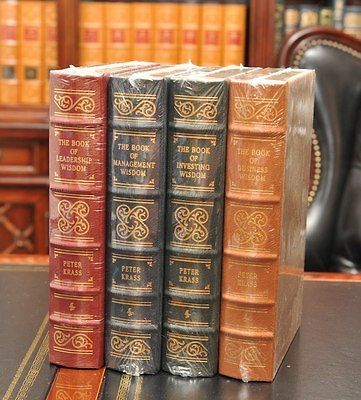 The Books Of Wisdom Peter Krass Business Management Easton Press 4