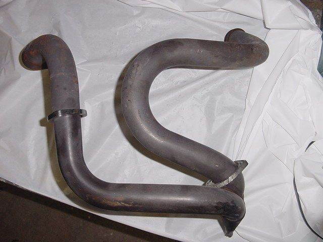 Buell S1 M2 damaged exhaust header 1996 1998 Q3