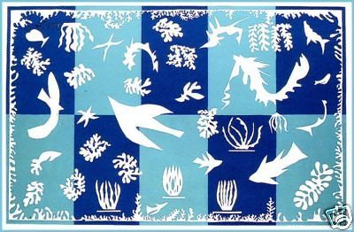 La Mer   H. Matisse / Vintage Art Poster on Canvas