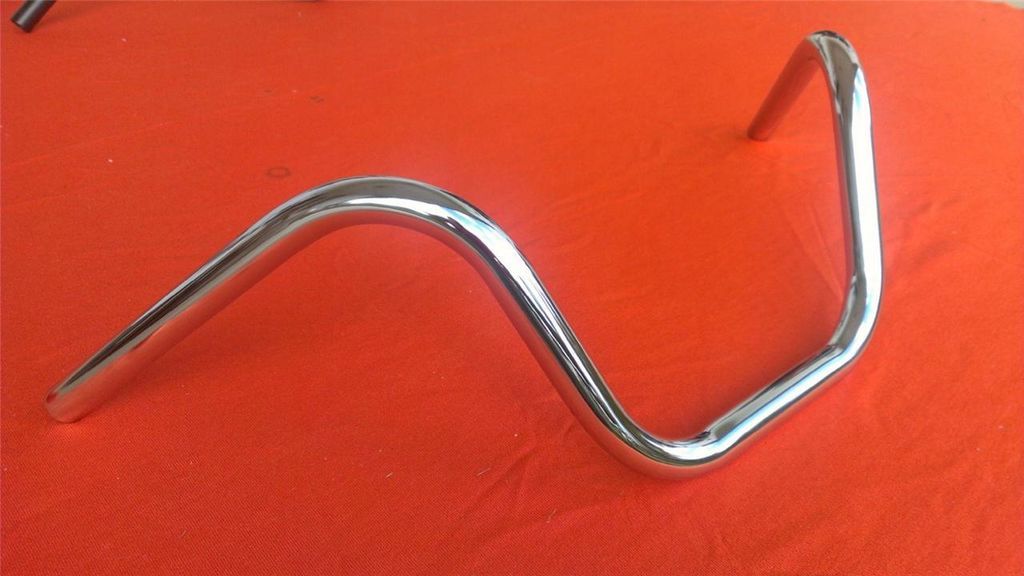 DYNA SUPER GLIDE WIDE STREET FAT BOB SWITCHBACK 8 BUCKHORN HANDLEBARS