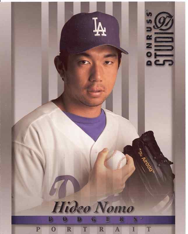 Hideo Nomo Dodgers Costacos Bros Mini Display Poster