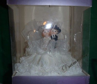 Western Bride and Groom Wedding Cake Topper