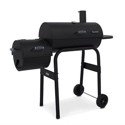 Broil 12201570 American Gourmet 300 Series Offset Smoker / Grill Combo