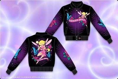 Junior Elf Princess Tinker Bell Ladies Twill Jacket by JH Design TNK