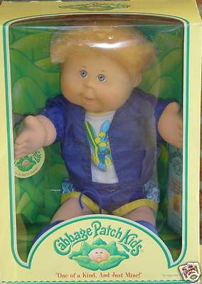 Play Along Cabbage Patch Kid boy Blonde Cornsilk Hair ~ MIB ~ 5/29