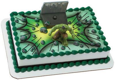 HULK COLLECTIBLE #4 DECOPAC DECOSET CAKE TOPPER DECORATION KIT POW