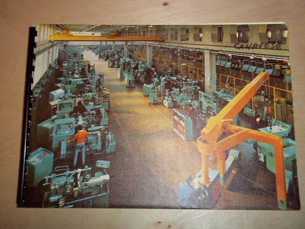 Vtg Eredi Giovanni Canavese Catalog~Copyin g Lathes/Tool