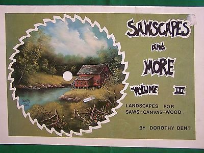 SAWSCAPES AND MORE V3 OIL LANDSCAPES SAWS CANVAS WOOD PAINT DOROTHY