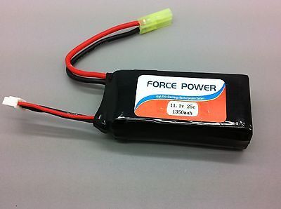 AR Drone Spare Upgrade Battery 1350mah 11.1V 25C RC Lipo battery