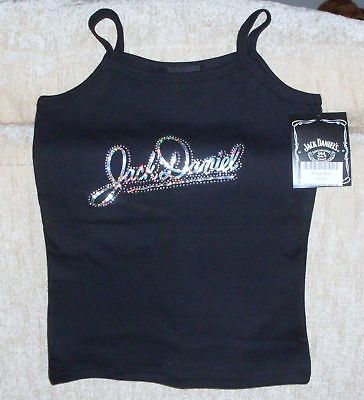 Jack Daniels {New w/Tags} Black Cami Tank size Small