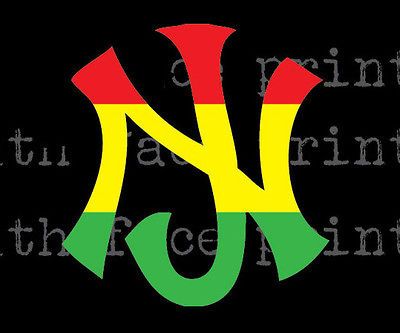 Rasta New Jersey JDM Euro Drift Sports Vinyl Decal Sticker CUSTOM