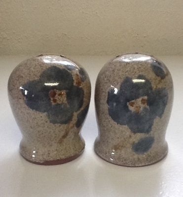 Old time Pottery   Winthrop, Washington   1984 SALT & PEPPER SHAKERS