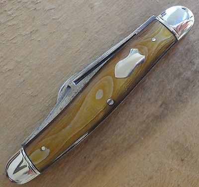 Vintage 1919 1941 Camillus USA Waterfall Celluloid Folding Pocket Jack