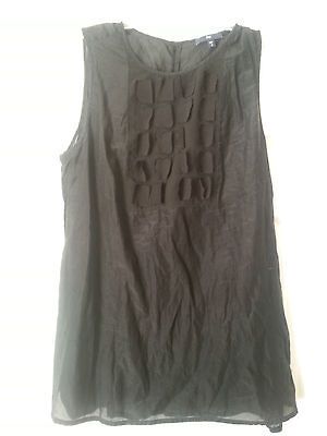 Gap Cotton Silk Blend Black Cami Tank Size Medium