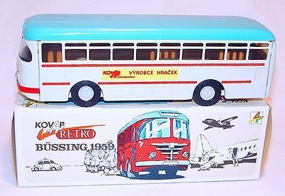 Kovap 143 BUSSING POSTAL Vyrobce Hracek #2 PASSENGER BUS Tin Model