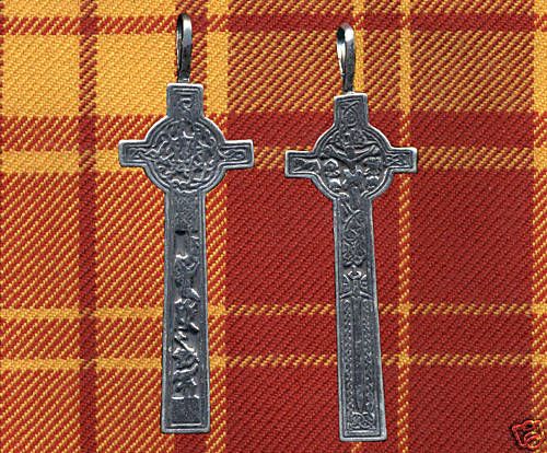 CELTIC MacMillan CROSS Scottish Bronze Double Sided NEW