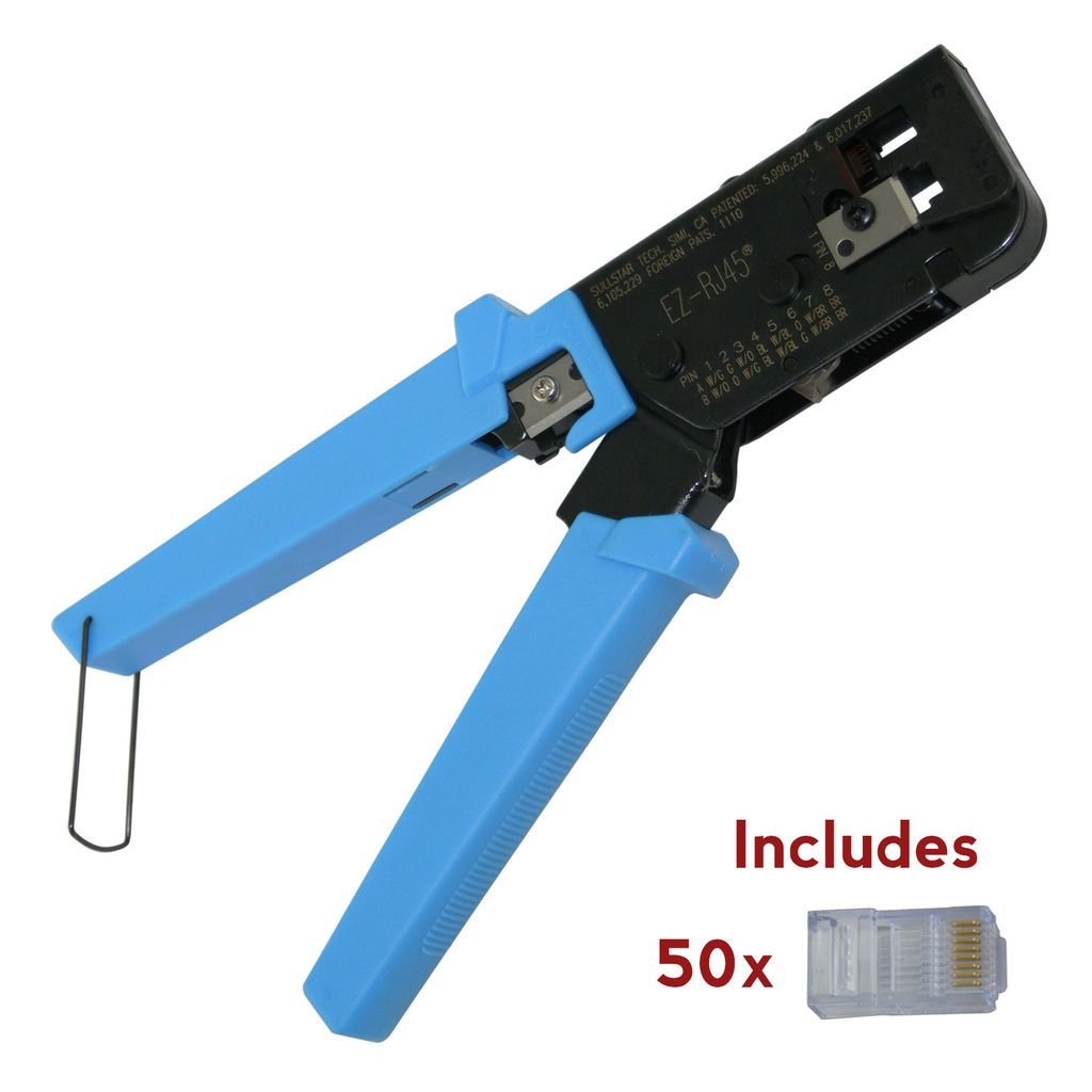 Platinum Tool EZ RJ45 Crimp Tool RJ 11, RJ 12, RJ 45